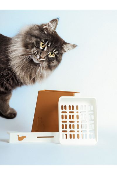 AC BOX Cat Litter Cleaning Shovel with Holder