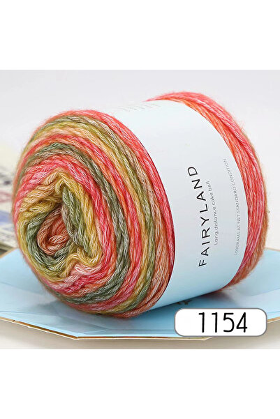 Choice 1154 قطعة واحدة 100 جرام من خيوط قوس قزح المتدرجة، مناسبة للكروشيه وال...