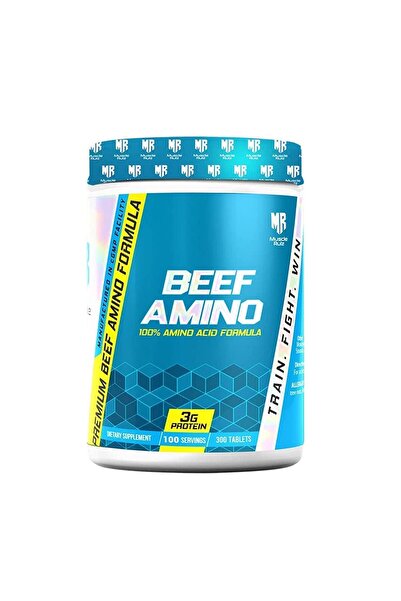 Muscle Rulz 100% لحم بقري أمينو 300 قرص - 100 حصة
