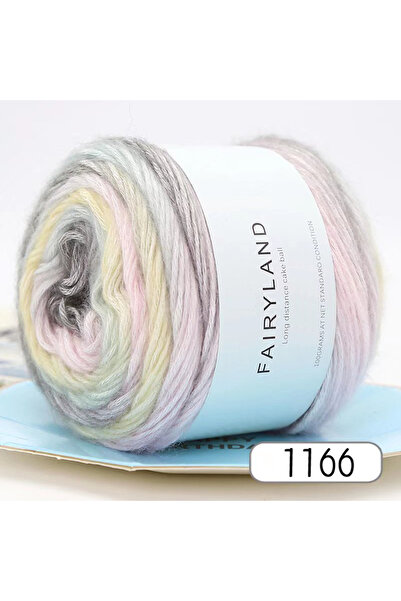 Choice 1166 قطعة واحدة 100 جرام من خيوط قوس قزح المتدرجة، مناسبة للكروشيه وال...