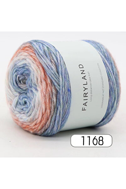 Choice 1168 قطعة واحدة 100 جرام من خيوط قوس قزح المتدرجة، مناسبة للكروشيه وال...