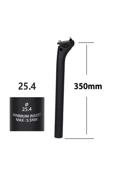 ELITA ONE 25.4x350mm Elitaone Mtb Carbon Seat Post Offset 20mm 25.4 27.2 30.9 31.6mm Mountain/road Bike Seatpo