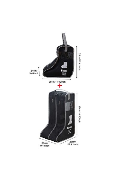Choice 2pcs Black Shoes Storage Bags Cover Long Riding Rain Boots Dustproof O...