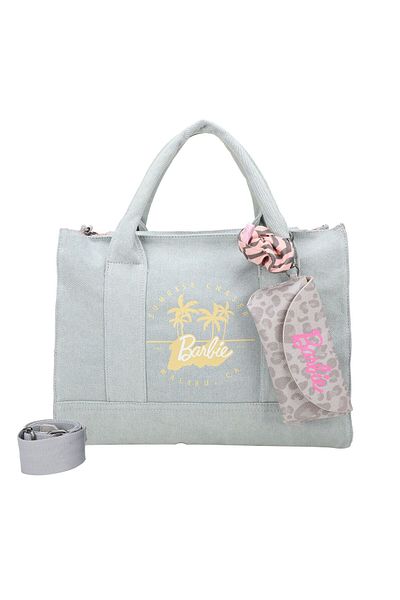 Fritzi aus Preußen Limited Barbie Malibu Denim Shopper Tasche 40 Cm