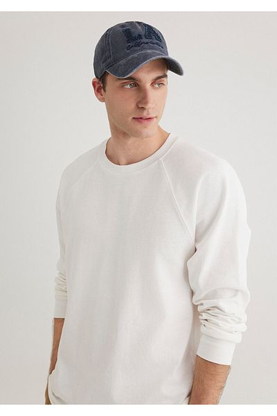 Mavi La bestickte Denim-Mütze 0911797 -83594