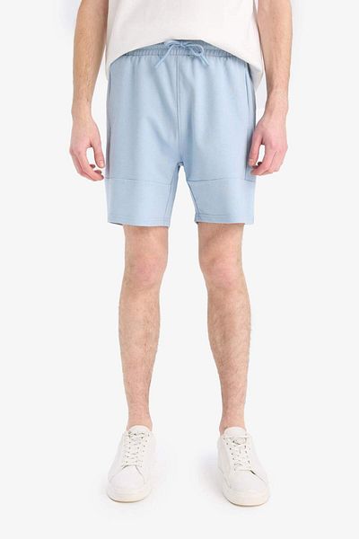DeFacto Pantaloni scurți drepti de bază slim fit slim fit slim leg B8674ax25sp
