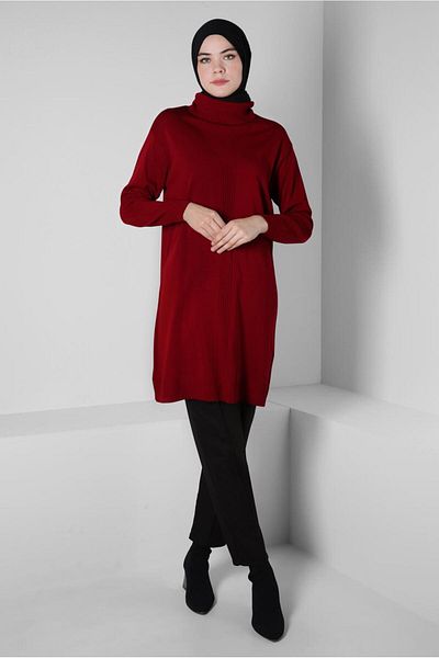Alvina تونيك تريكو بياقة مدورة 44014