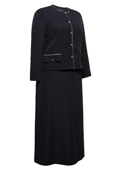 Alvina Set jachetă și fustă de mărime mare - 30430