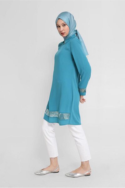 Alvina Güpür Detail Tunic 41779