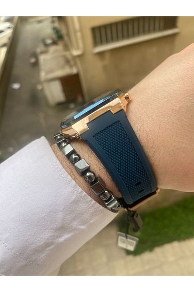 Reward Navy Blue Steel Men's Wristwatch