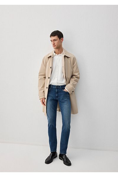 Mavi Marcus Lux Schwarze Indigoblau-Jeanshose 0035189349