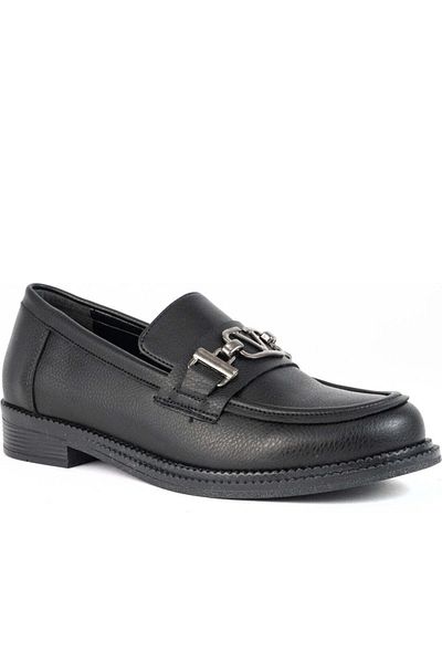 Vaani Black Loafers Womens Shoes
