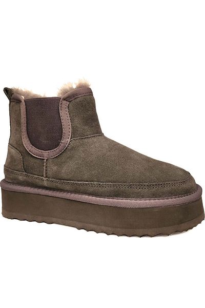 La Conte Grey Booties Womens Shoes
