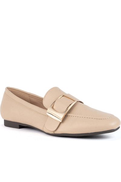 Stella New York Beige Loafers Womens Shoes