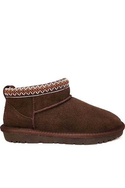 La Conte Brown Booties Womens Shoes
