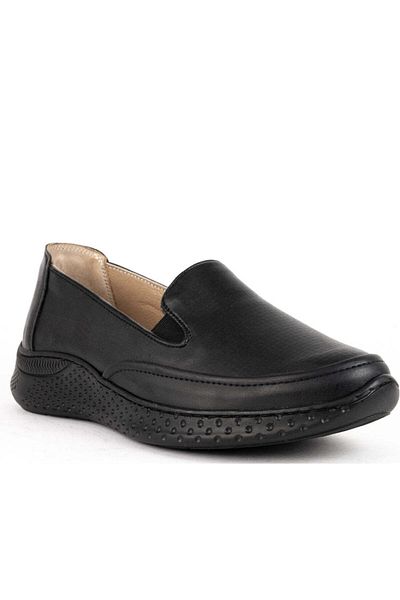 La Conte Black Loafers Womens Shoes