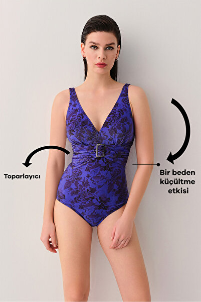 SUWEN Bluebell Kemerli Toparlayıcı Mayo