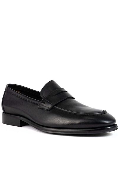 La Conte Black Loafers Mens Shoes