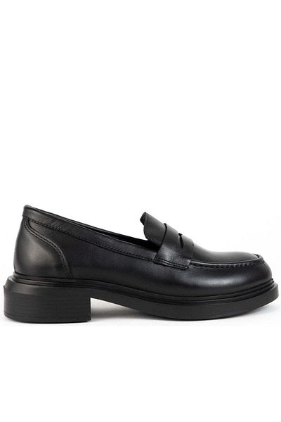 Sergio Moretti Black Loafers Womens Shoes