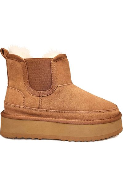 La Conte Brown Booties Womens Shoes