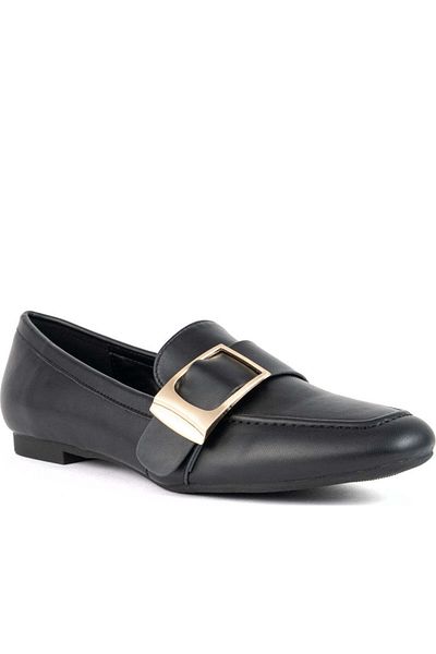 Stella New York Black Loafers Womens Shoes