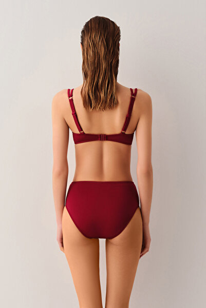 SUWEN Balenli Körüklü Toparlayıcı Bikini Üst