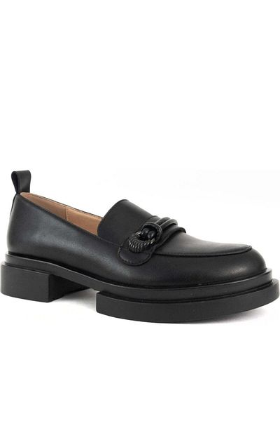 Santino Milano Black Loafers Womens Shoes