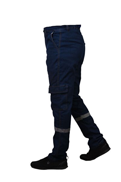 Tok İş Elbiseleri İş Pantolonu Likralı Kot