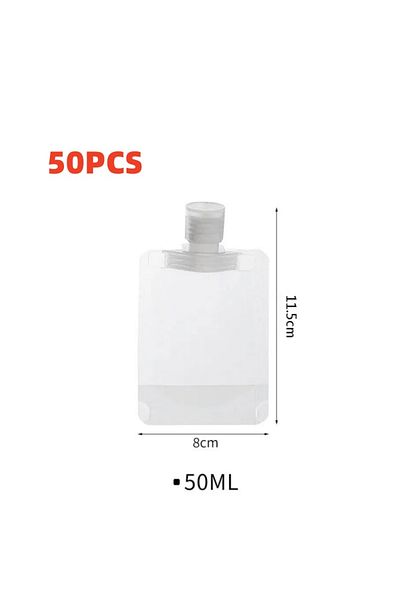 Choice 50pcs 50ml 10pcs 30/50/100ml Thickened Travel Subpackage Cosmetic Lotion Shower Gel Shampoo Portable