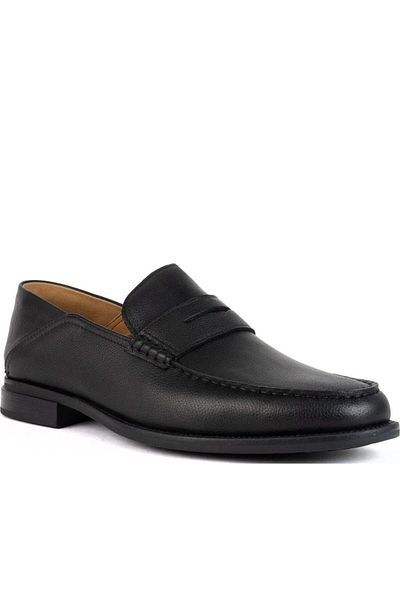 La Conte Black Loafers Mens Shoes