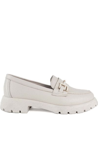 La Conte Beige Loafers Womens Shoes