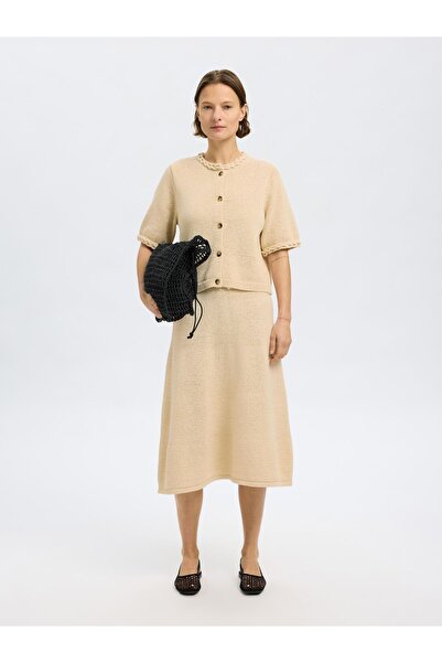 Selected Femme Strickjacke Baumwollmix