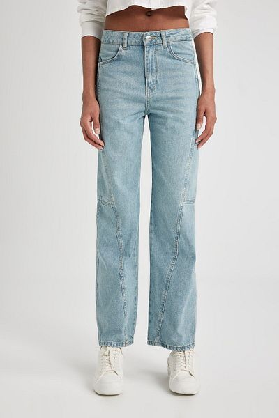 DeFacto 90S Wide Leg Jean - High Waist Leg Long Pants (C1216Ax24Sp)