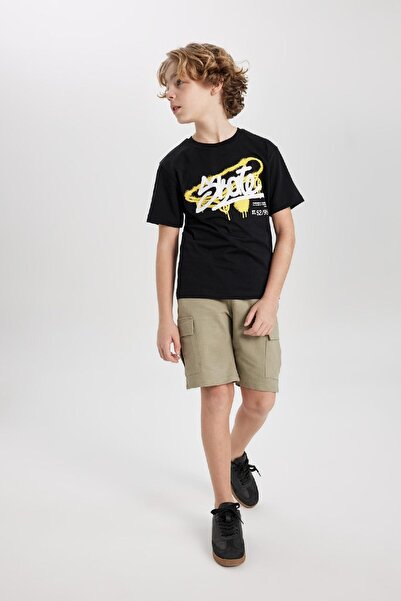 DeFacto Erkek Çocuk Kargo Cepli Şort B5868A824HS