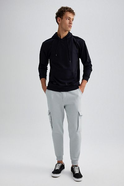 DeFacto Regular Fit Cargo Pocketed Jogger Sweatpants - Straight Waist Lace up Y5533Az23Au