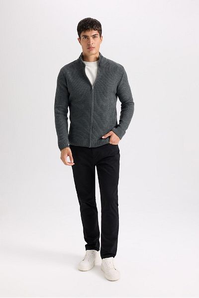DeFacto Slim Fit Gabardine Chino Canvas-Hose B2089ax25sp
