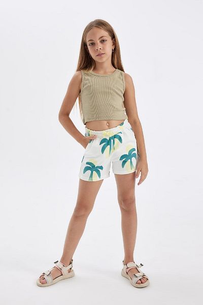 DeFacto Patterned Girl's Shorts - D0904a824hs