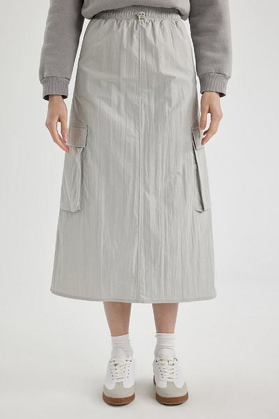 DeFacto A-line Parachute Long Skirt B8404ax24sp