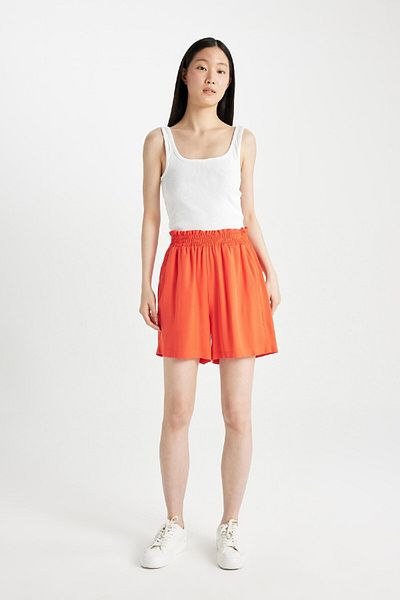 DeFacto Paperbag-Shorts Belmando mit hoher Taille und weitem Bein T0883AZ24HS
