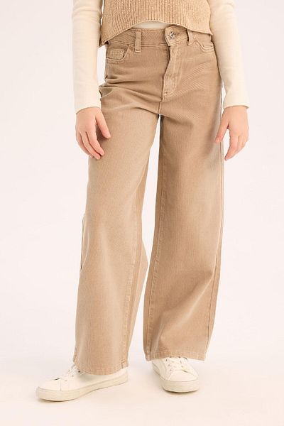 DeFacto Girl Wide Leg Wide Leg Cotton Pants D9131A825Sm