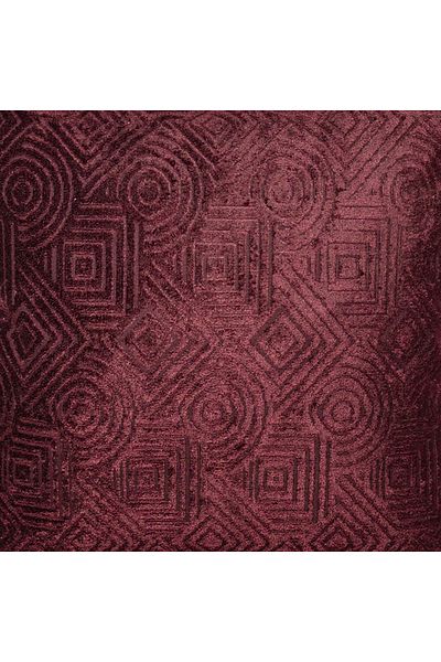 Sezyon Mira Patterned 50×50 Claret Red Throw Pillow Cover