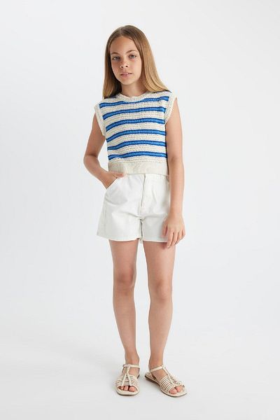 DeFacto Girl's Cotton Shorts - C5221A824SM