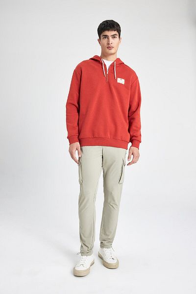 DeFacto Τακτικό παντελόνι Slim Fit Slim Fit Cargo με τσέπες B3585ax24sp
