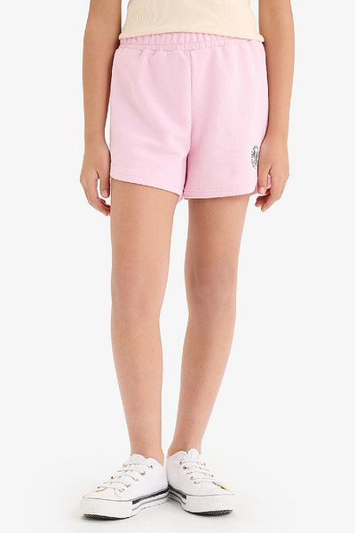 DeFacto Girl's Elastic Waist Printed Shorts E0729A825Hs