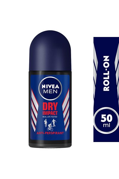 NIVEA مزيل عرق رول للرجال، تأثير جاف، 50 مل