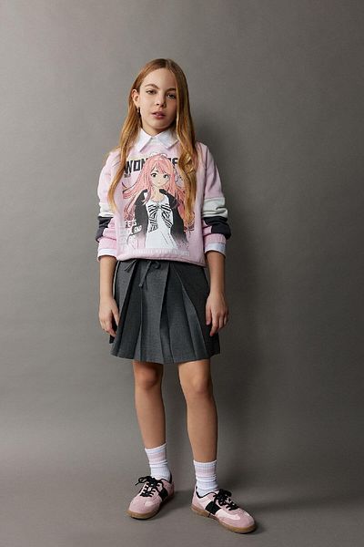 DeFacto Girl's Pleated Skirt D9341A825Sp