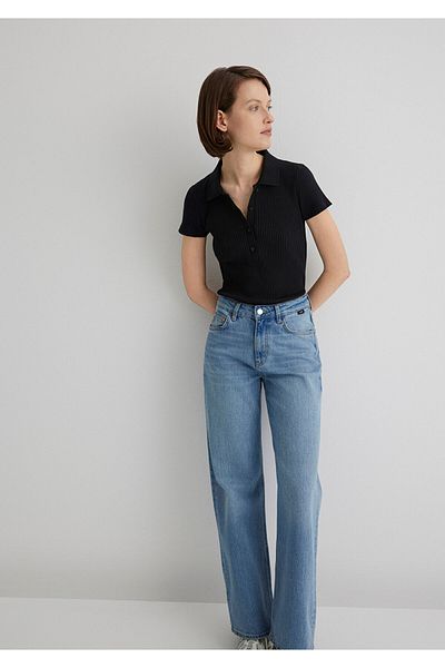 Mavi Black Polo T-Shirt Fitted / Fitted Cut 1613120 -900