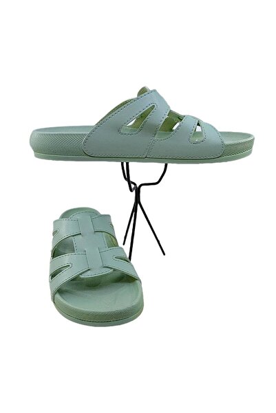 Liger Πράσινη Ανατομική Σόλα Άνετες Γυναικείες Παντόφλες