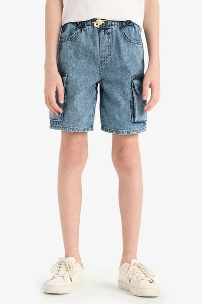 DeFacto Pantaloni scurți Jean pentru băiat D8566A825SM