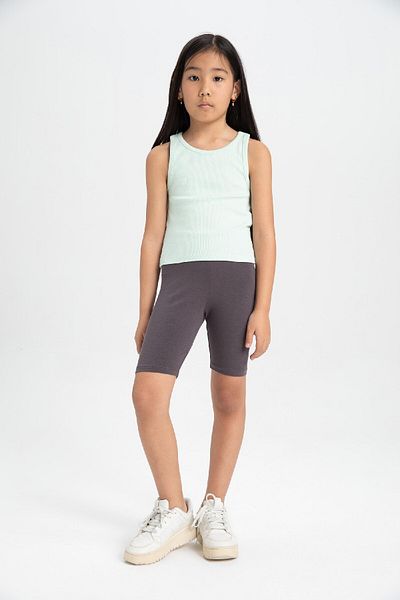 DeFacto Girl's Short Length Leggings - B5591A824HS